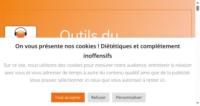 Screenshot of outilsdumanager.com