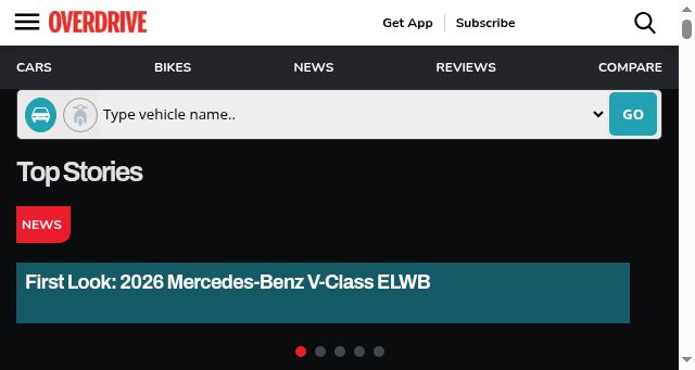 Screenshot of overdrive.in
