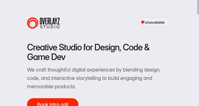 Screenshot of overlayz.studio