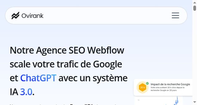 Screenshot of ovirank.com