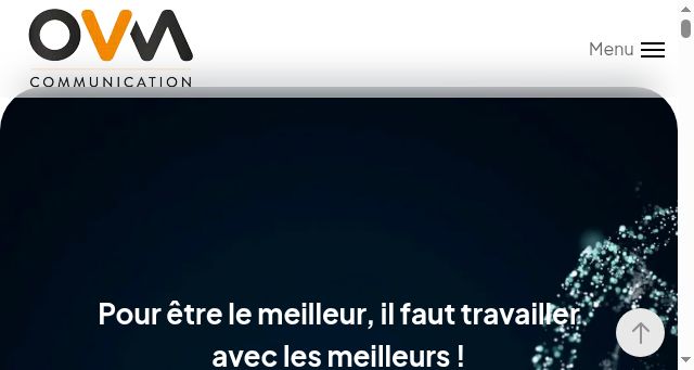 Screenshot of ovm-communication.fr