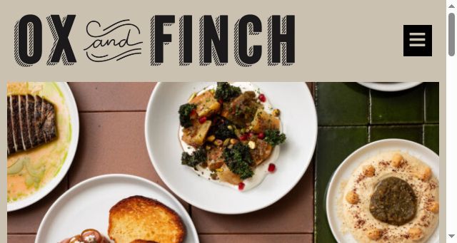 Screenshot of oxandfinch.com