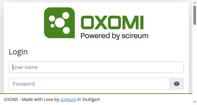 Screenshot of oxomi.com