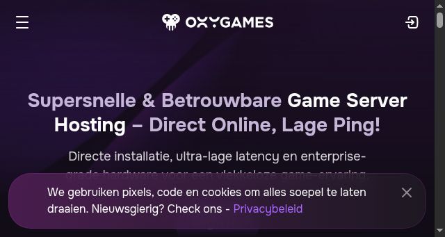 Screenshot of oxy.games