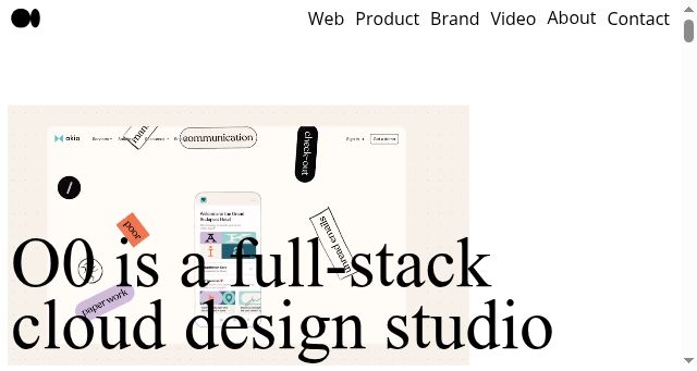 Screenshot of ozero.design