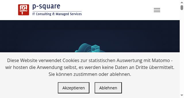 Screenshot of p-square.de