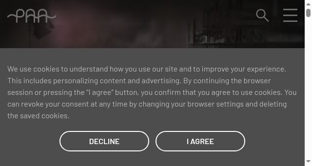 Screenshot of paabaths.com
