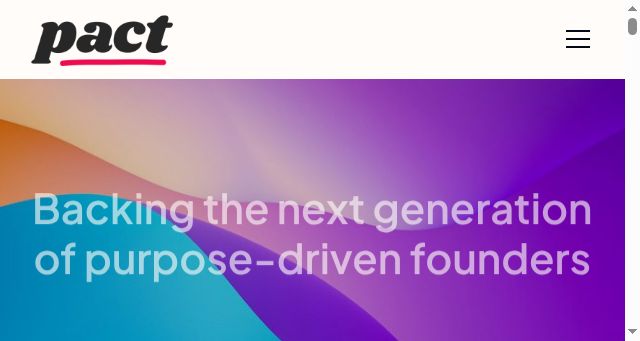 Screenshot of pactvc.com