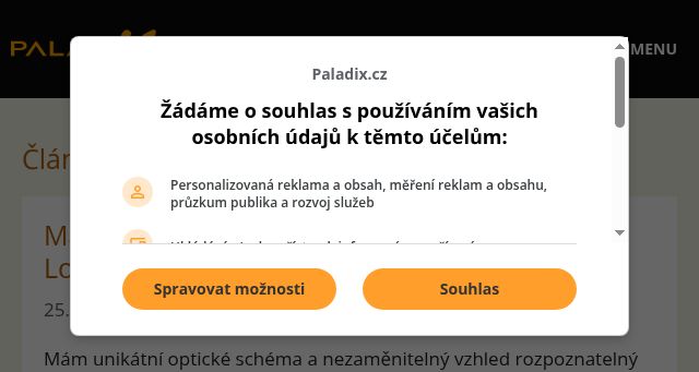 Screenshot of paladix.cz