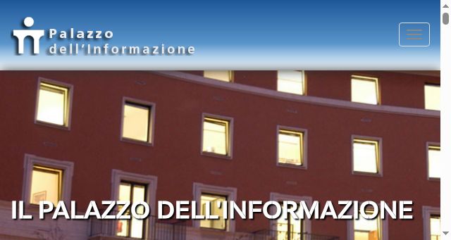 Screenshot of palazzodellinformazione.com