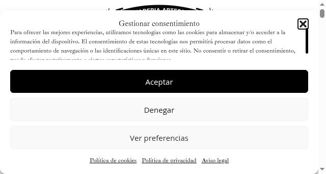Screenshot of panaderiaobando.com
