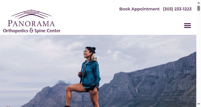 Screenshot of panoramaortho.com