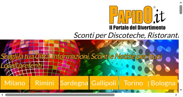 Screenshot of papido.it