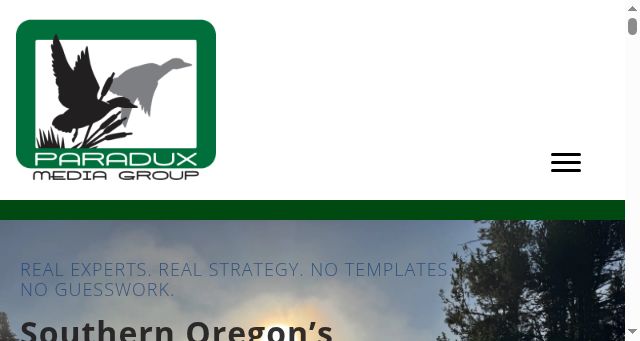 Screenshot of paraduxmedia.com
