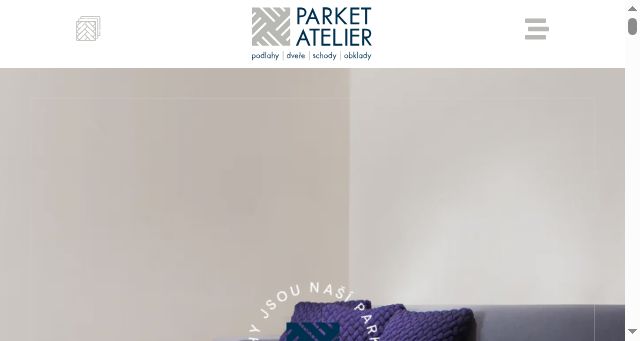 Screenshot of parketatelier.cz
