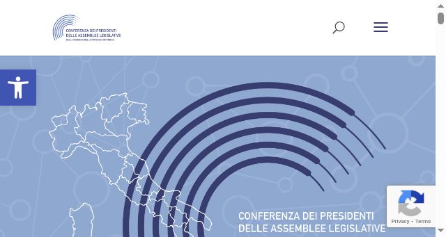 Screenshot of parlamentiregionali.it
