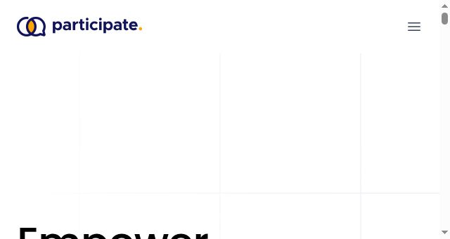 Screenshot of participate.com