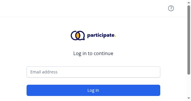 Screenshot of participate.community