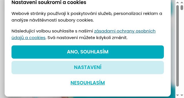 Screenshot of partnersbanka.cz