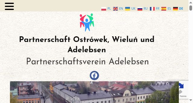 Screenshot of partnerschaftsverein-adelebsen.de
