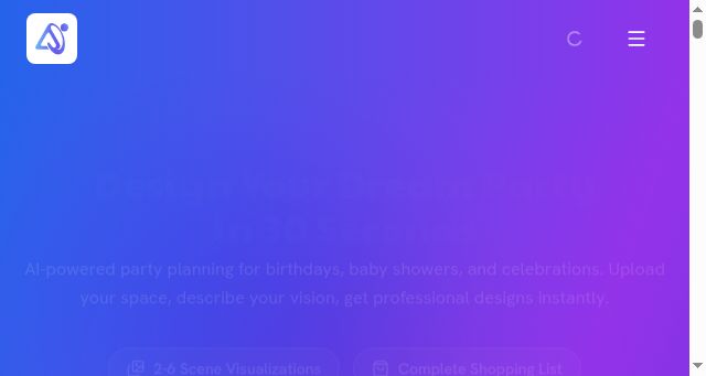 Screenshot of partypilotai.com