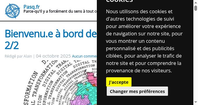 Screenshot of pasq.fr