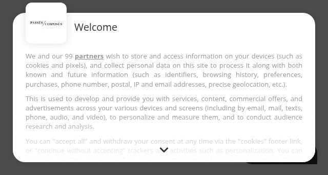 Screenshot of passes-composes.com