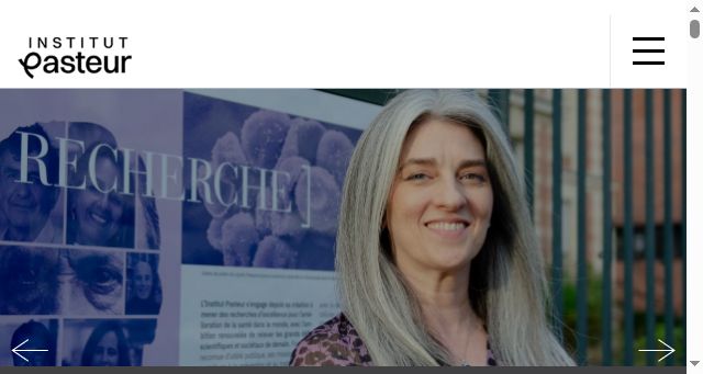 Screenshot of pasteur.fr