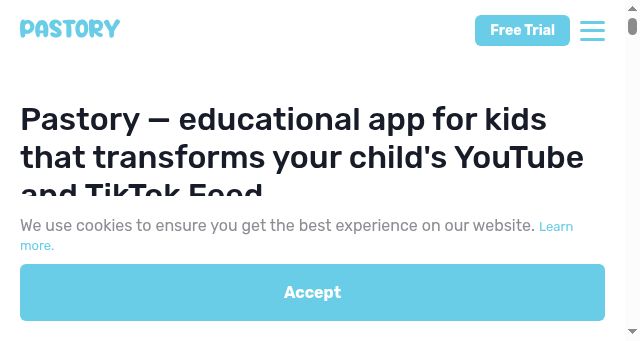 Screenshot of pastory.app