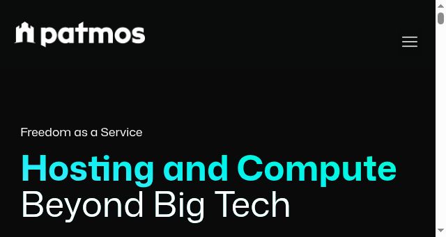 Screenshot of patmos.tech