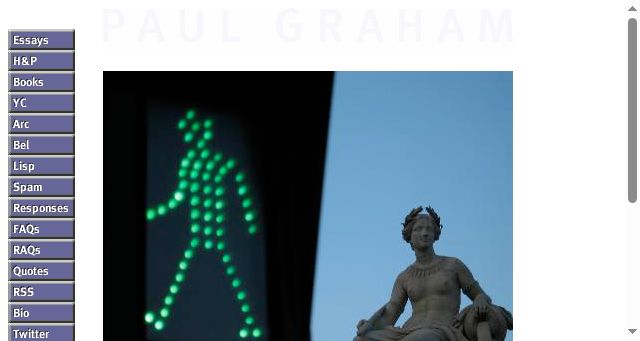 Screenshot of paulgraham.com