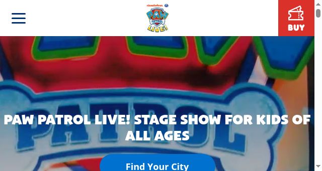 Screenshot of pawpatrollive.com