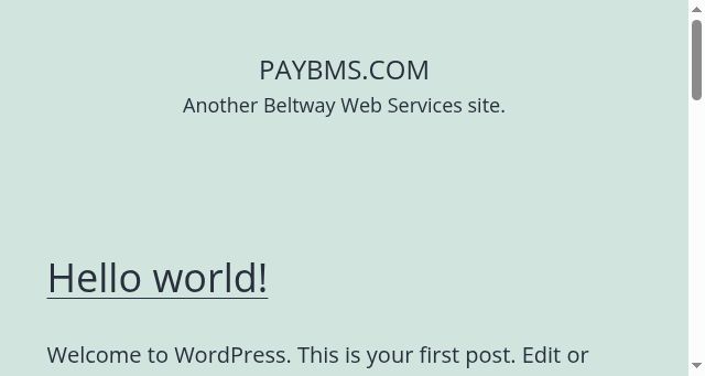 Screenshot of paybms.com