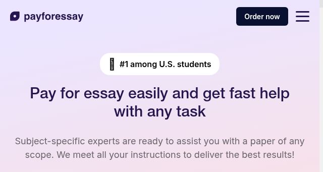 Screenshot of payforessay.net