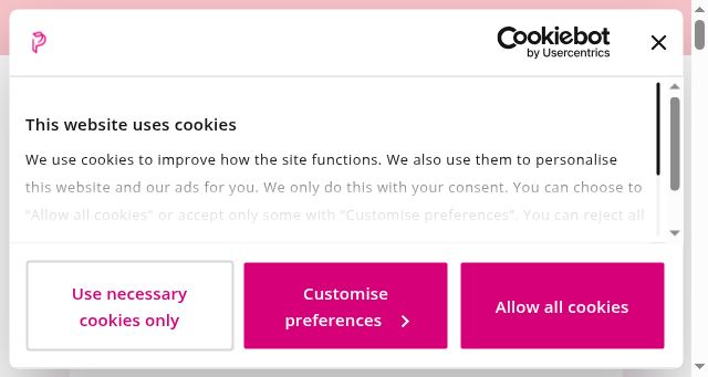 Screenshot of payzone.ie