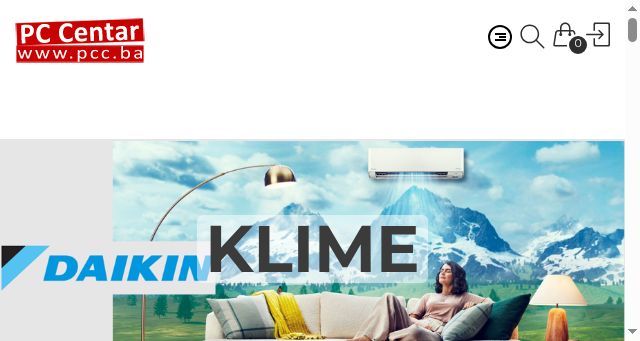 Screenshot of pcc.ba