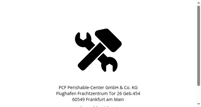 Screenshot of pcf-frankfurt.de