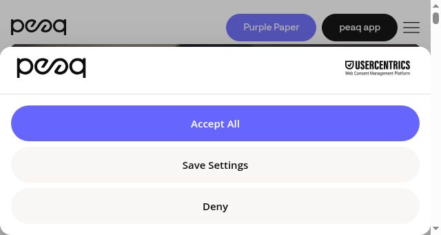 Screenshot of peaq.network