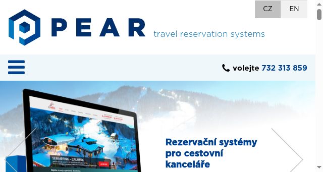Screenshot of pear.cz