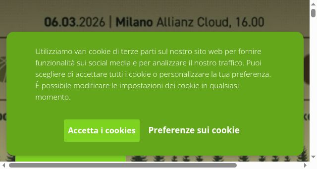 Screenshot of pefc.it