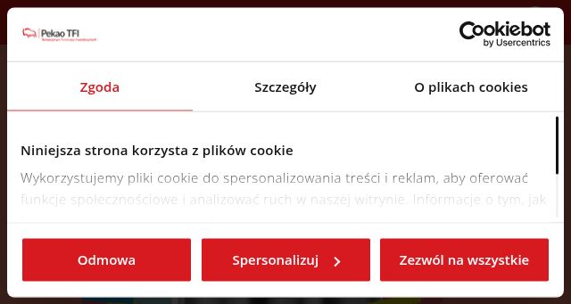 Screenshot of pekaotfi.pl