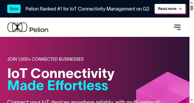 Screenshot of pelion.com