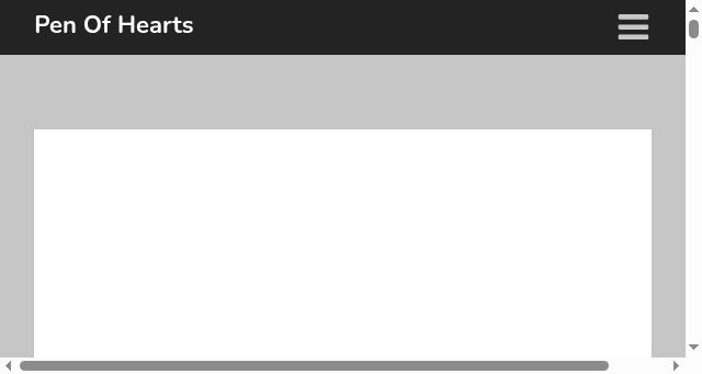 Screenshot of penofhearts.com