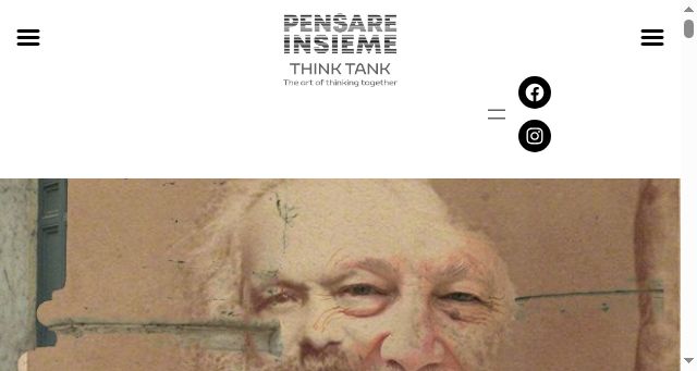 Screenshot of pensareinsieme.it