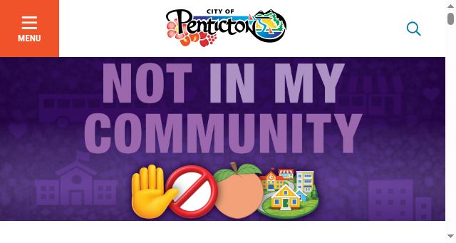 Screenshot of penticton.ca