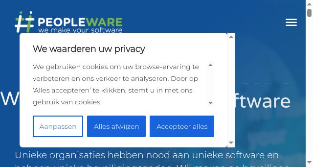 Screenshot of peopleware.be
