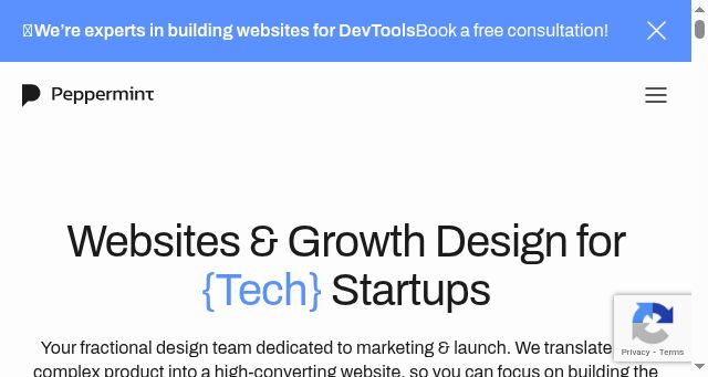 Screenshot of peppermint.id