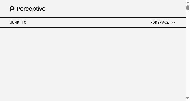 Screenshot of perceptive.io