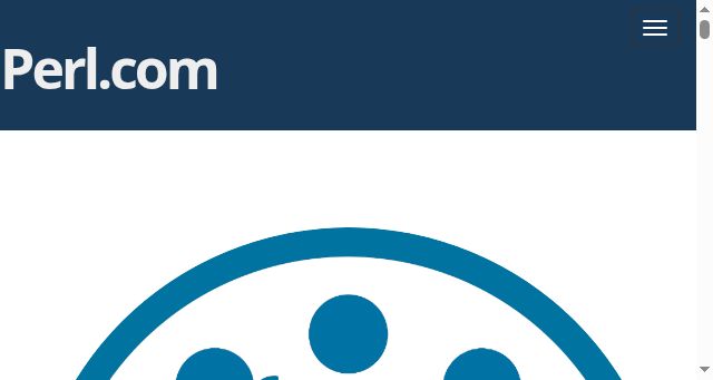Screenshot of perl.com