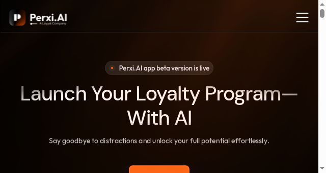 Screenshot of perxi.ai